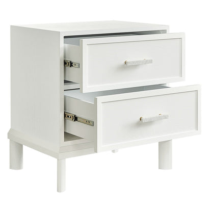 Jill Bedside Table - White