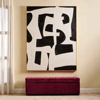 Soho Storage Bench Ottoman - Wine