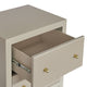 Ariana Bedside Table - Small Beige