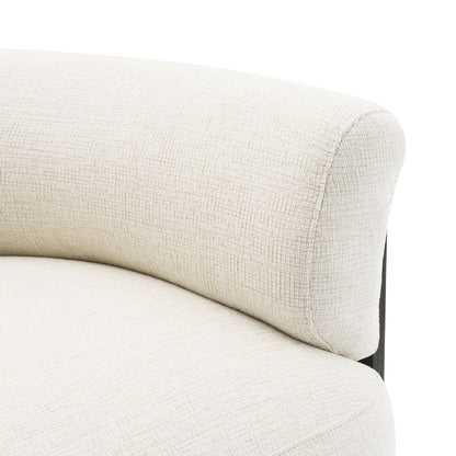 Arcadia Arm Chair - Ivory Chenille