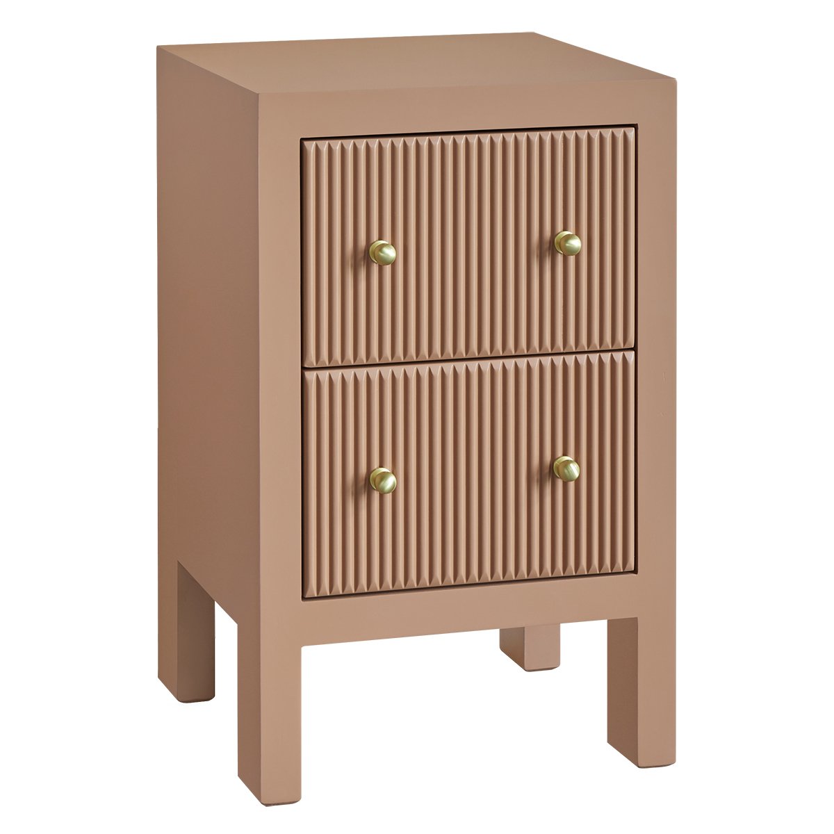Ariana Bedside Table - Petite Mocha Mousse Set of 2