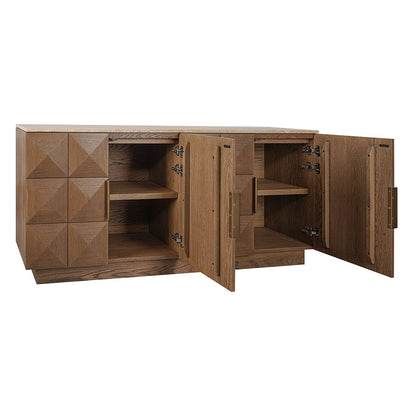 Benedict Walnut Buffet - Travertine