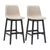 Jermaine Bar Stool Set of 2 - Sand