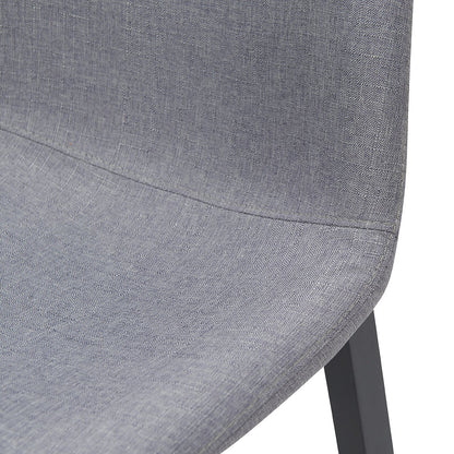 Jermaine Bar Stool Set of 2 - Stone Grey - OUTLET NSW