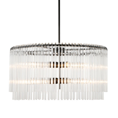 Zara Pendant - Round Black