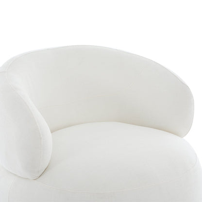 Greenwich Swivel Occasional Chair - Ivory Chenille