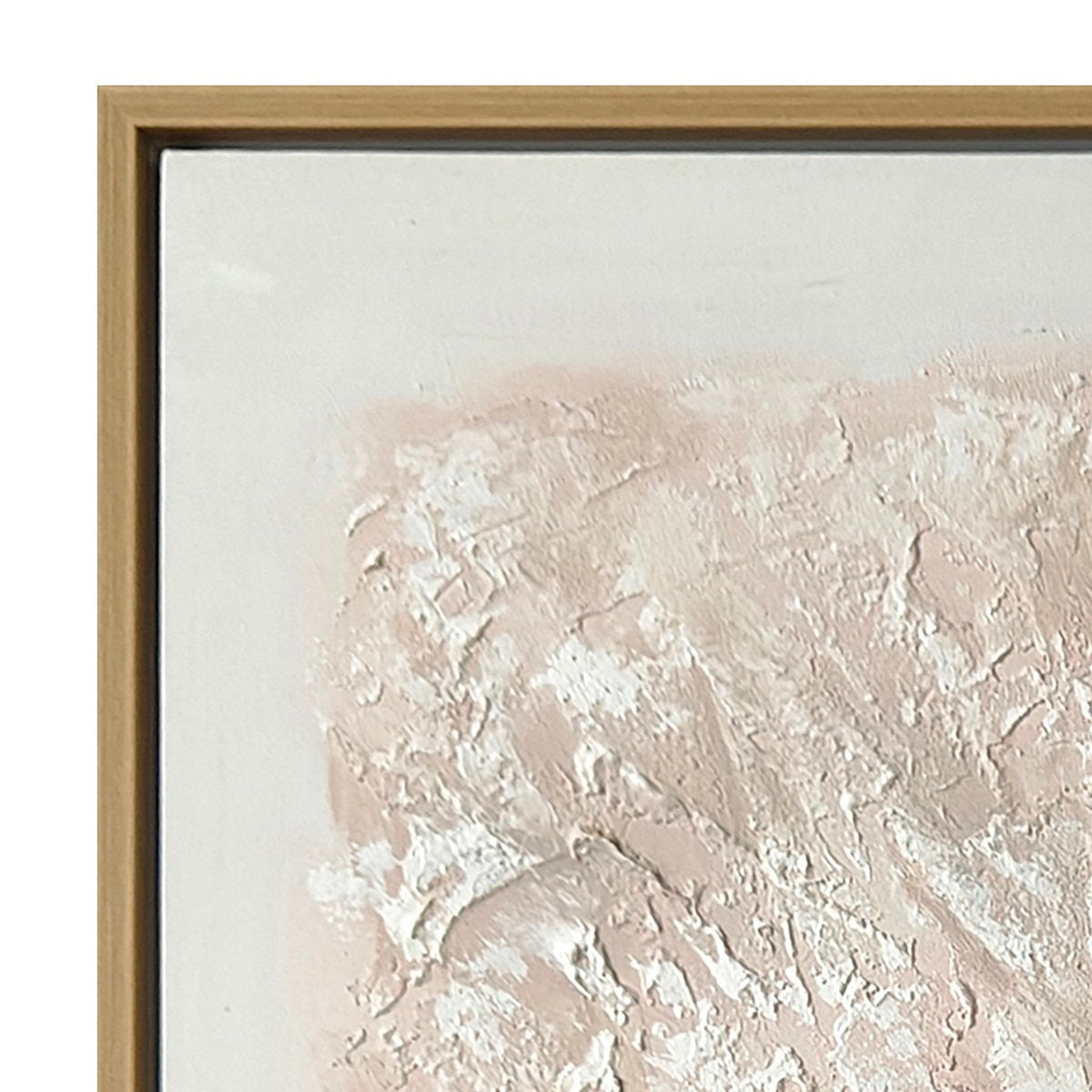 White Linen 105x105cm Enhanced Canvas Print
