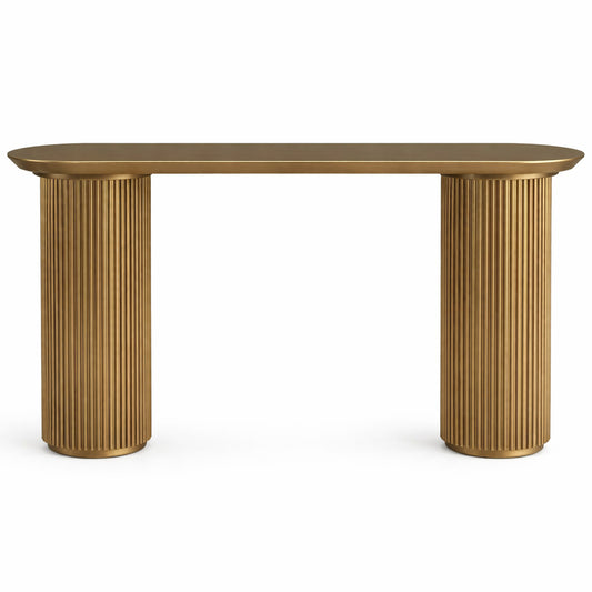 Nomad 160cm Console Table -  Gold