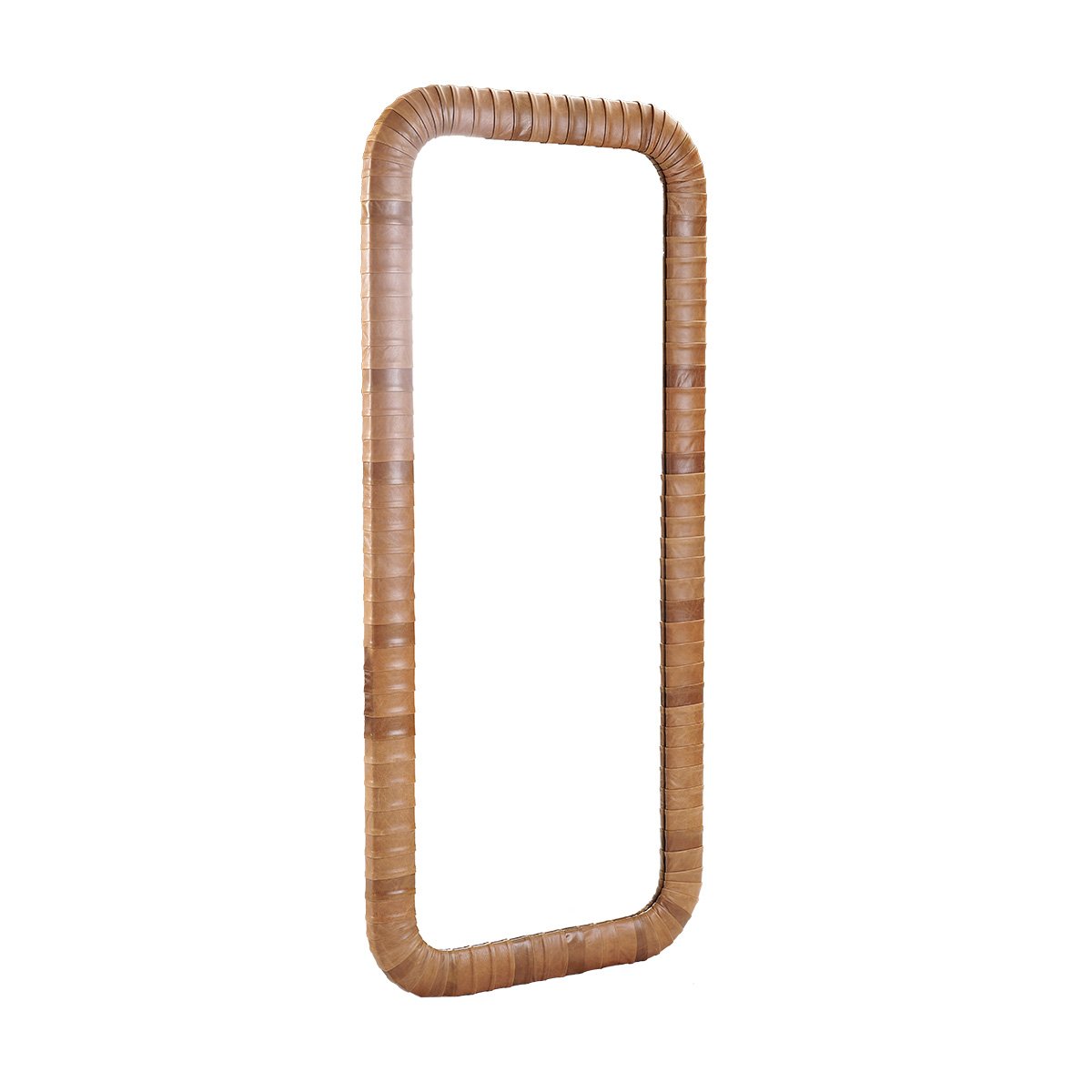 Sienna 90x200cm Leather Floor Mirror