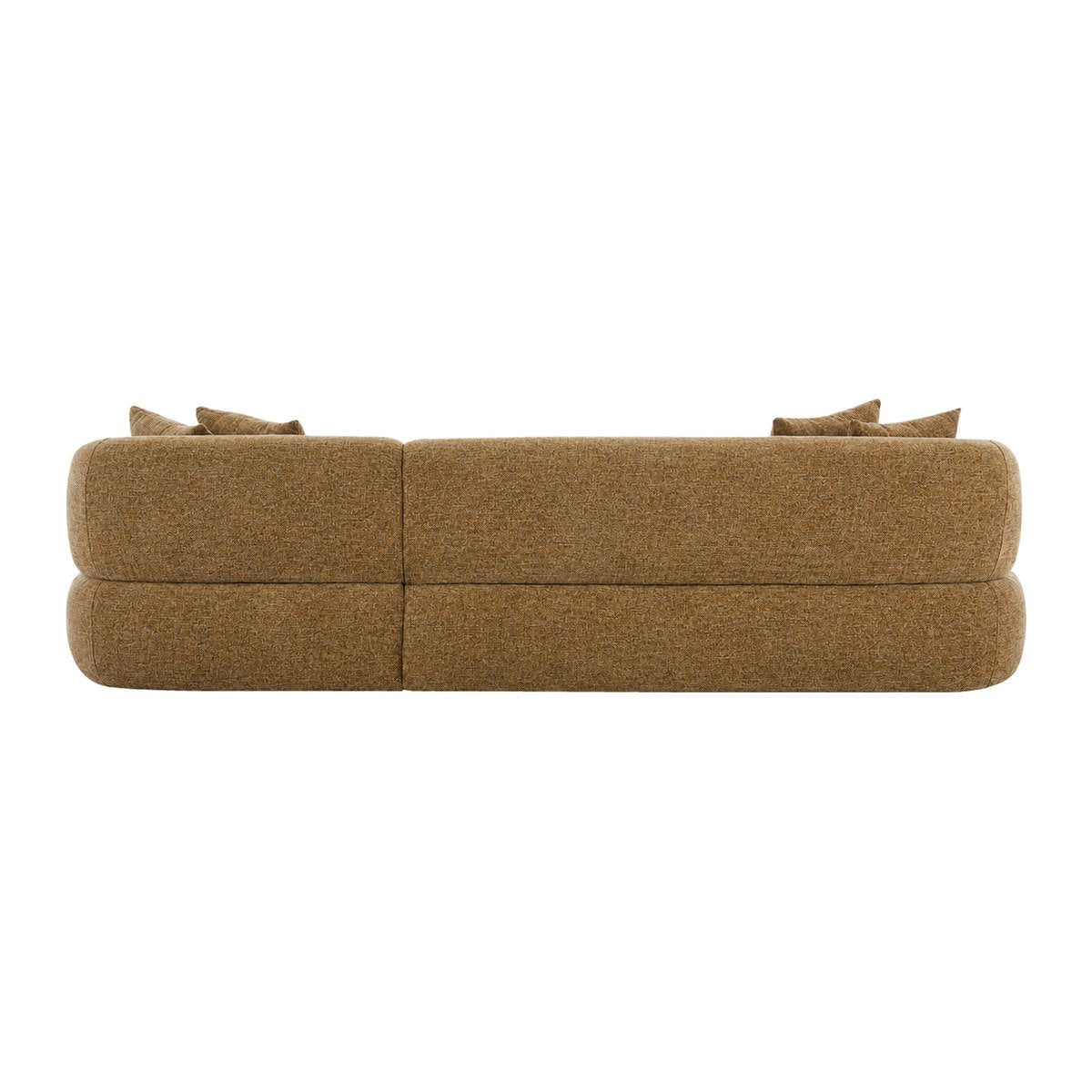 Greenwich Modular 3 Seater Sofa w Right Chaise - Chestnut