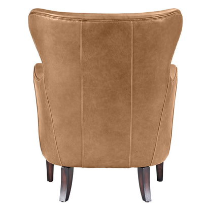 Marlon Arm Chair - Light Brown Leather