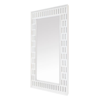 Appin Floor Mirror - White