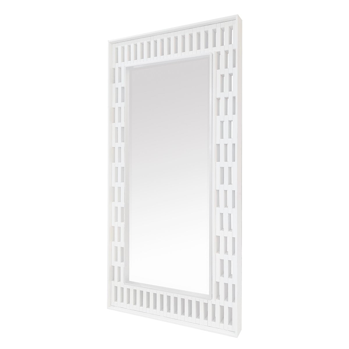 Appin Floor Mirror - White