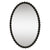 Esme Oval Wall Mirror - Black