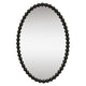 Esme Oval Wall Mirror - Black