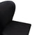 Foley Dining Chair Set of 2 - Black w Metal Legs