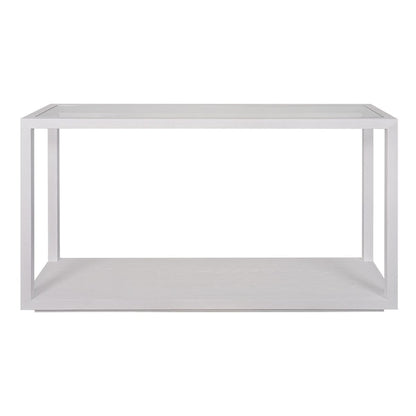 Sadie Oak Console Table - White
