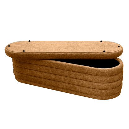 Demi Storage Bench Ottoman - Butterscotch
