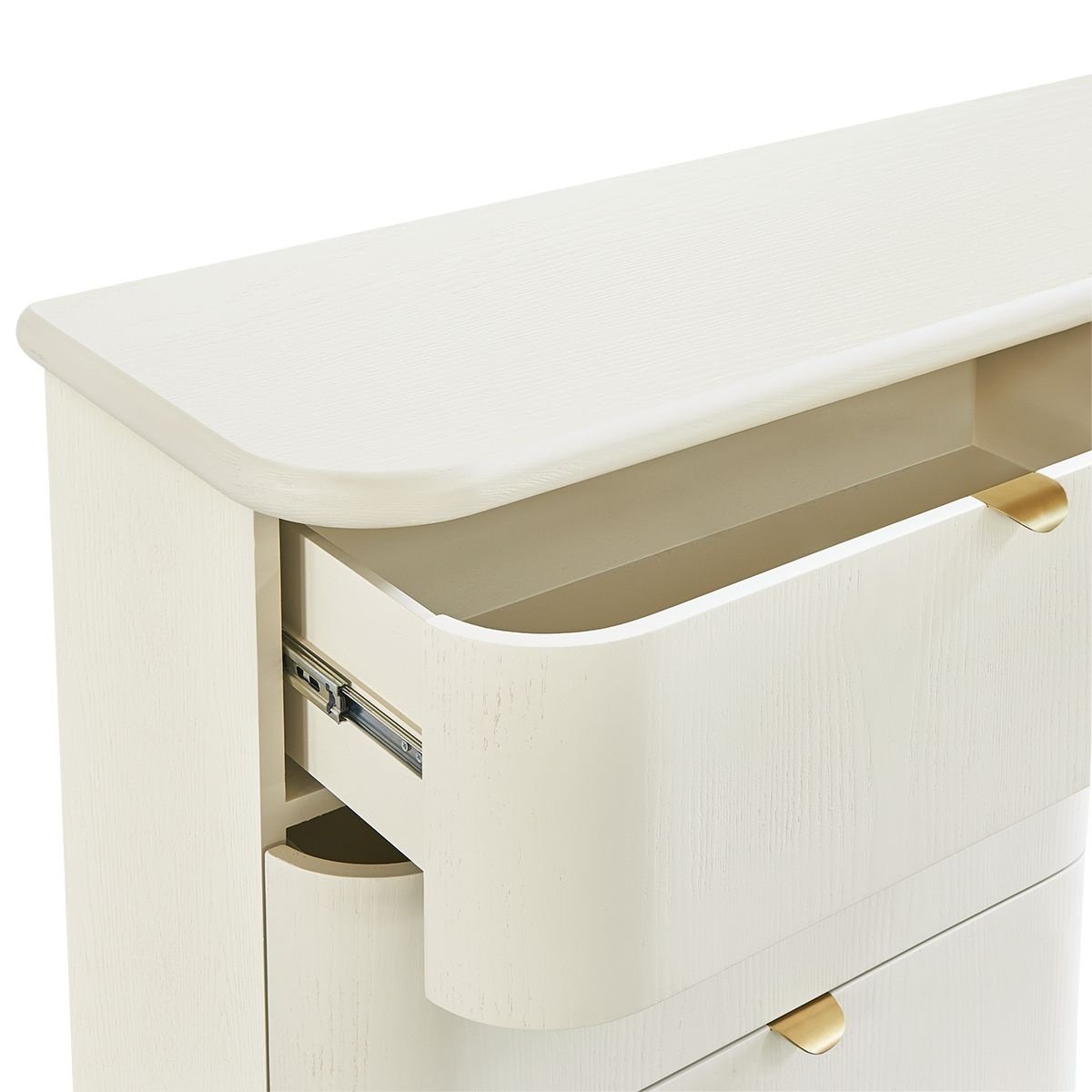 Lina 160cm 6 Drawer Chest - Ivory