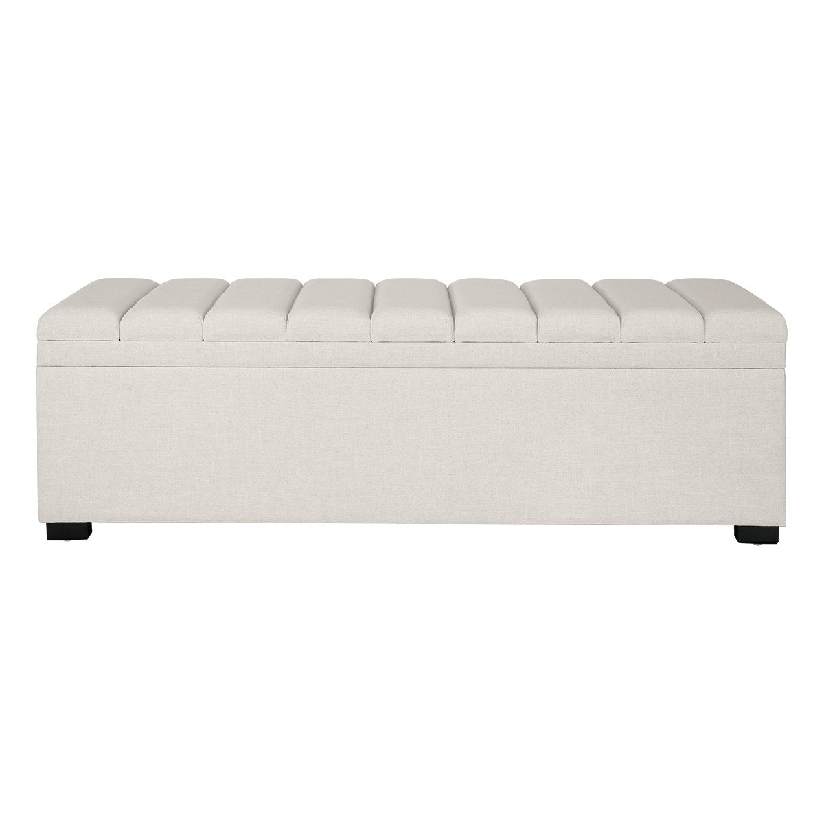 Soho Storage Bench Ottoman - Ecru