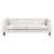 Tuxedo 3 Seater Tufted Sofa - Natural Linen