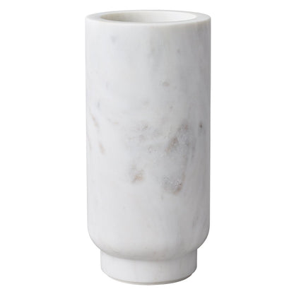 Aries Marble Vase - Large White
