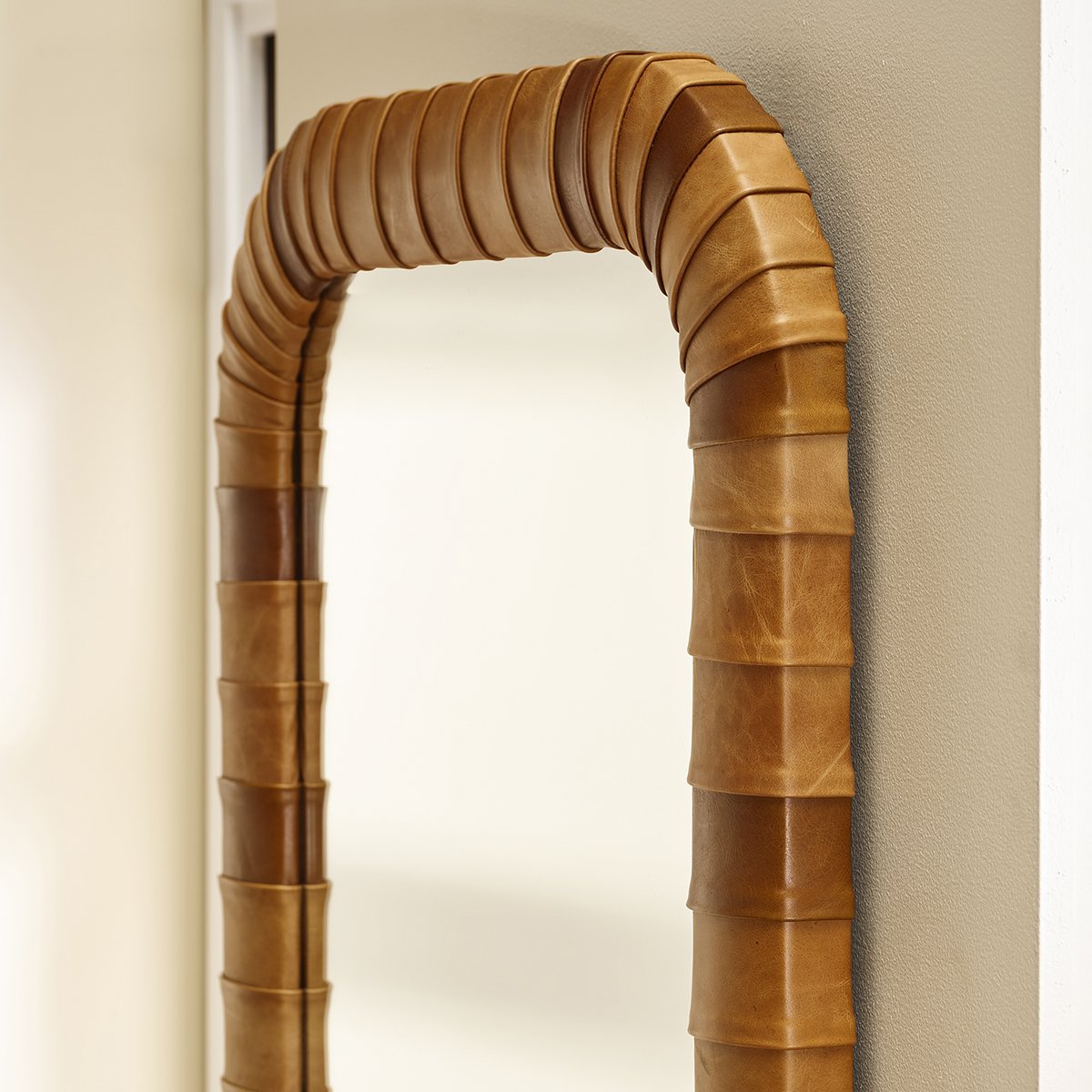 Sienna Leather Wall Mirror