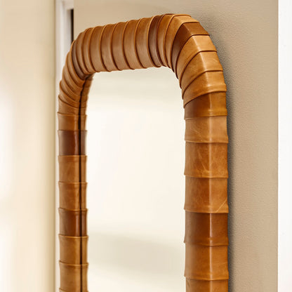 Sienna Leather Wall Mirror
