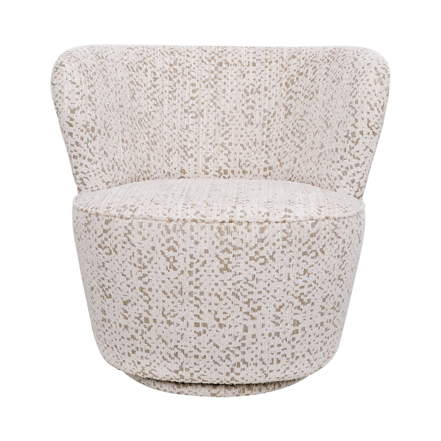 Alberta Swivel Chair - Oyster Jacquard