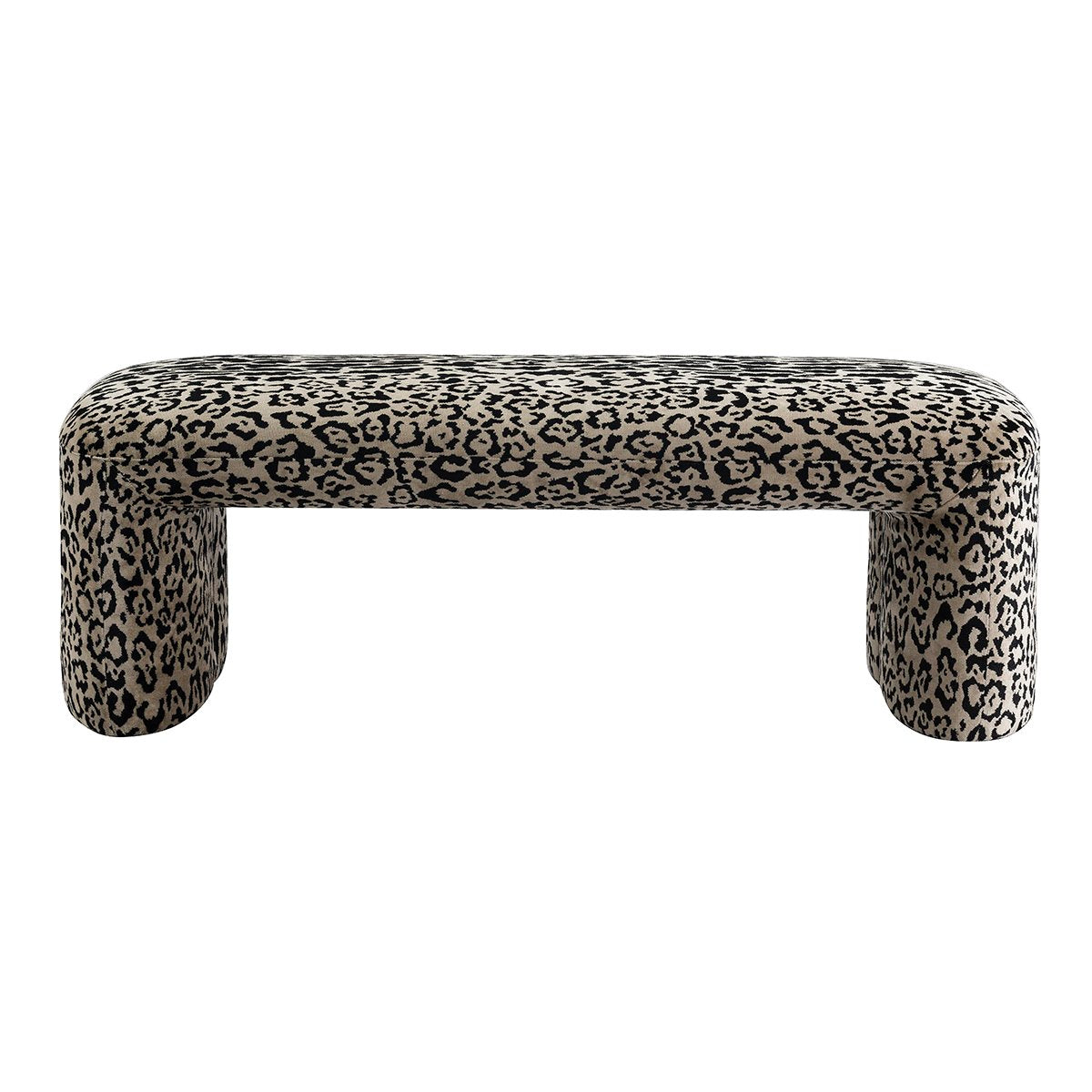 Piper Bench Ottoman - Leopard Chenille *LIMITED EDITION*