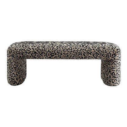 Piper Bench Ottoman - Leopard Chenille *LIMITED EDITION*