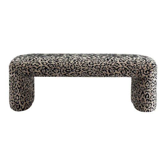 Piper Bench Ottoman - Leopard Chenille *LIMITED EDITION*