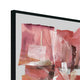 Ruby Abstract Canvas Painting