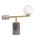 Zamora Marble Table Lamp - Grey