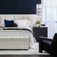 Soho Storage Bench Ottoman - Off White Linen