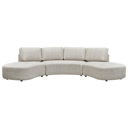 Oriel Modular 5 Seater Sofa - Speckle Brown Boucle