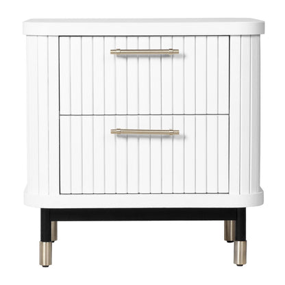 Sophia Bedside Table - White