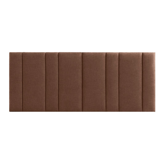 Bronx 277x130cm Queen Bedhead - Chocolate