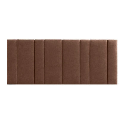 Bronx 277x130cm Queen Bedhead - Chocolate