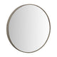 Vera Round Mirror - Antique Silver