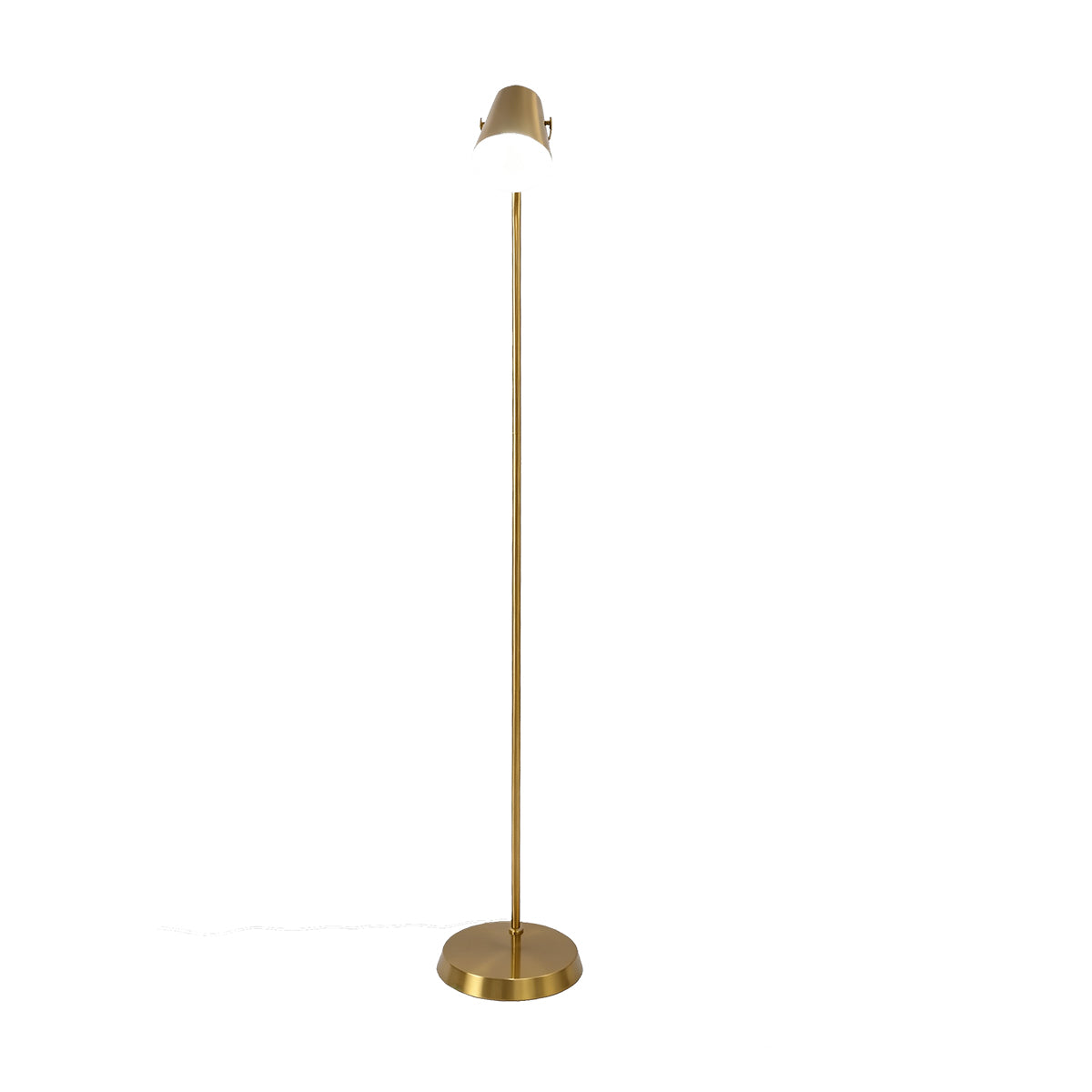 Janus Floor Lamp - Antique Brass