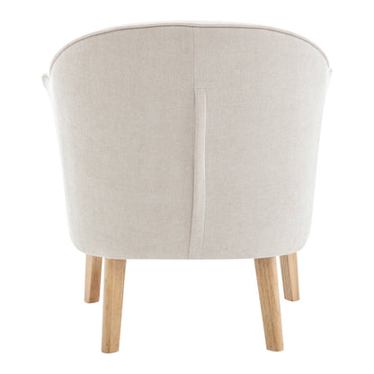 Elsa Arm Chair - Cream Chenille