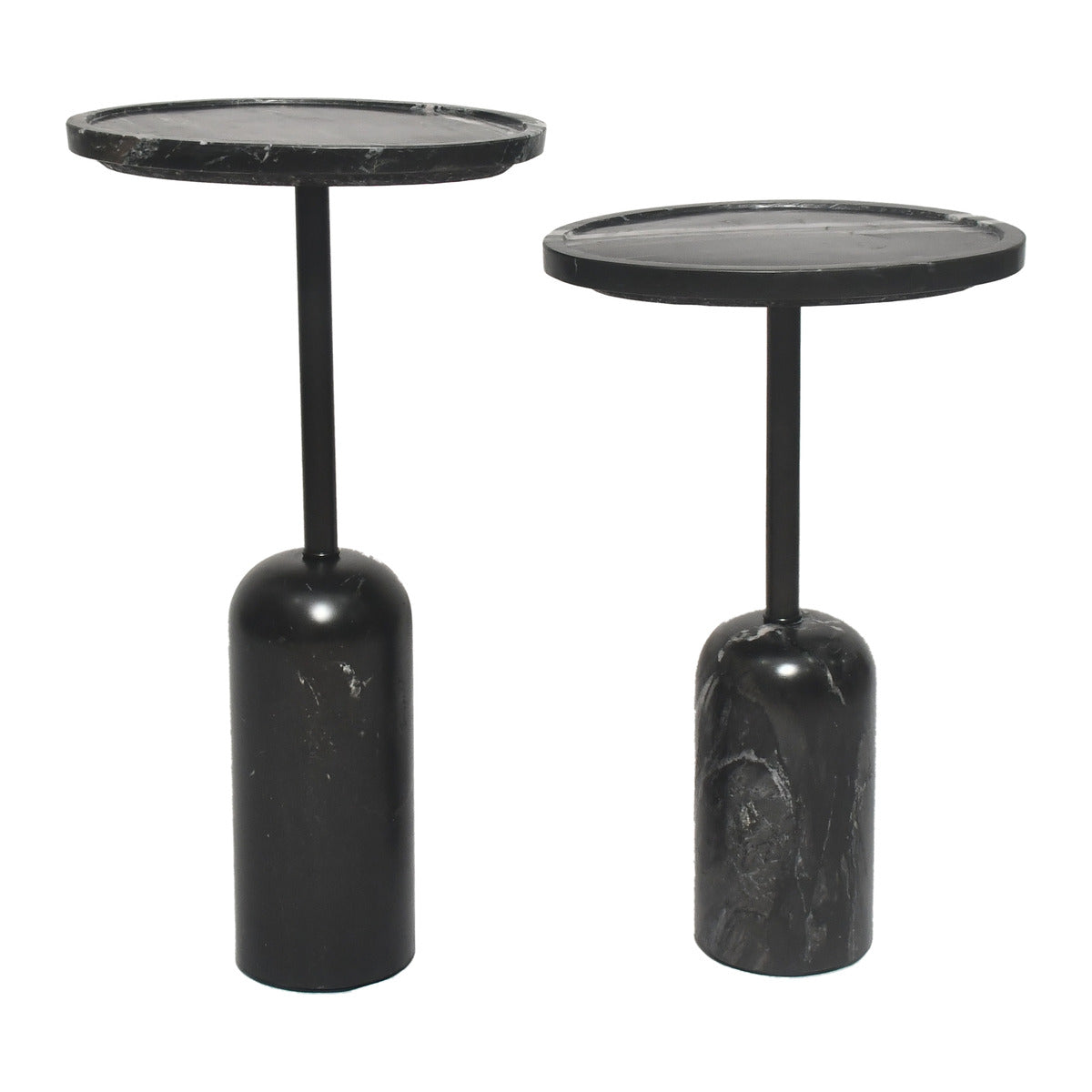 Solada Marble Cocktail Table - Small Black