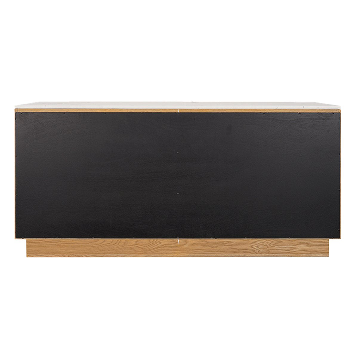 Benedict Natural Oak Buffet - White Marble