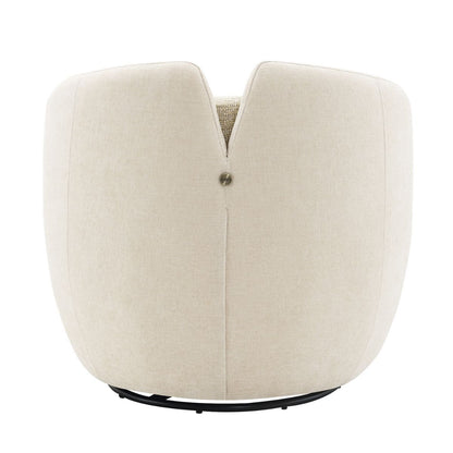 Pasadena Swivel Arm Chair - Ecru