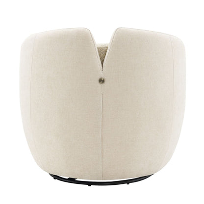 Pasadena Swivel Arm Chair - Ecru