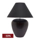 Picasso Table Lamp - Black w Black Shade