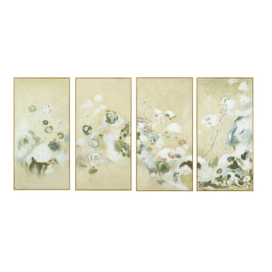 Trailing Garden Set of Four Canvas Paintings