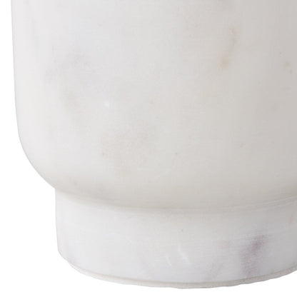 Aries Marble Vase - Small White