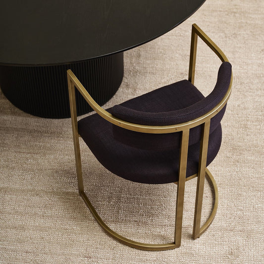 Dino Dining Chair - Black Linen